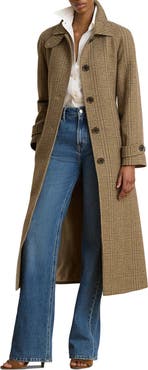Lauren Ralph Lauren Wool Blend Trench Coat