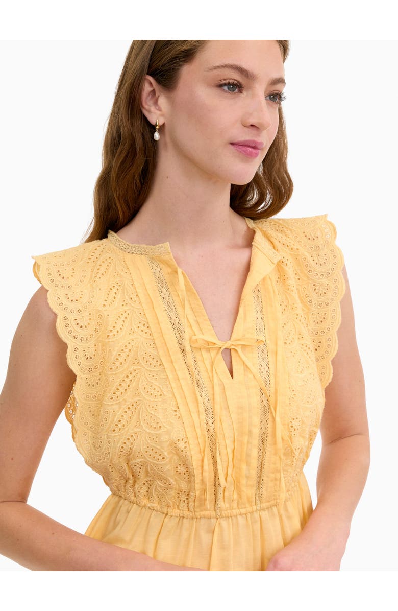 Rebecca Taylor Sabine Top, Alternate, color, Daisy Yellow