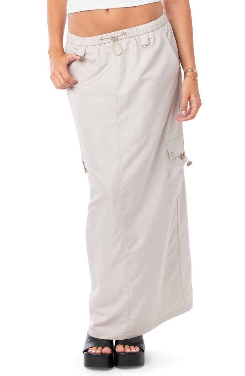 EDIKTED Demi Cargo Skirt, Main, color, 