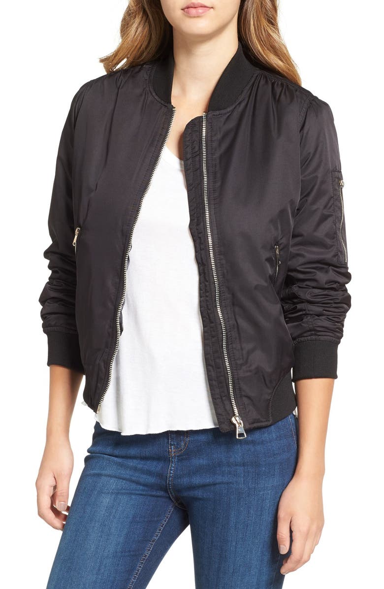 Topshop MA1 Bomber Jacket, Main, color,