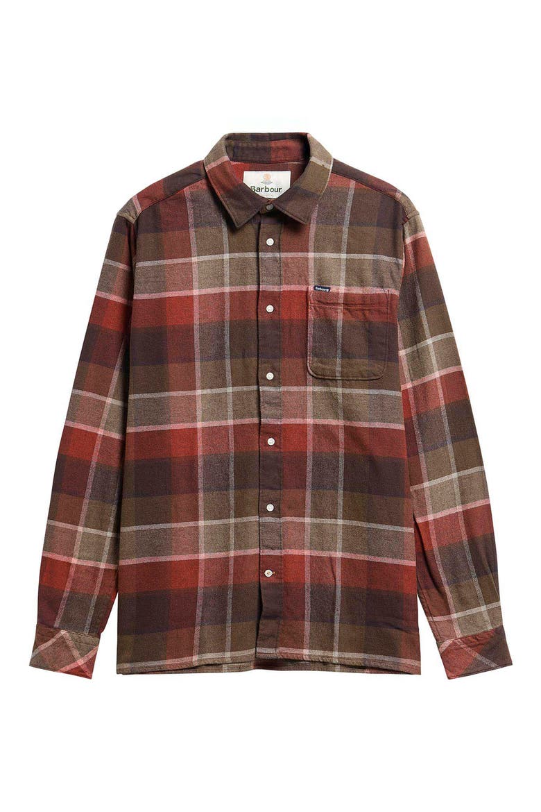 Copswell Relaxed Checked Cotton Shirt, Main, color, BEECH