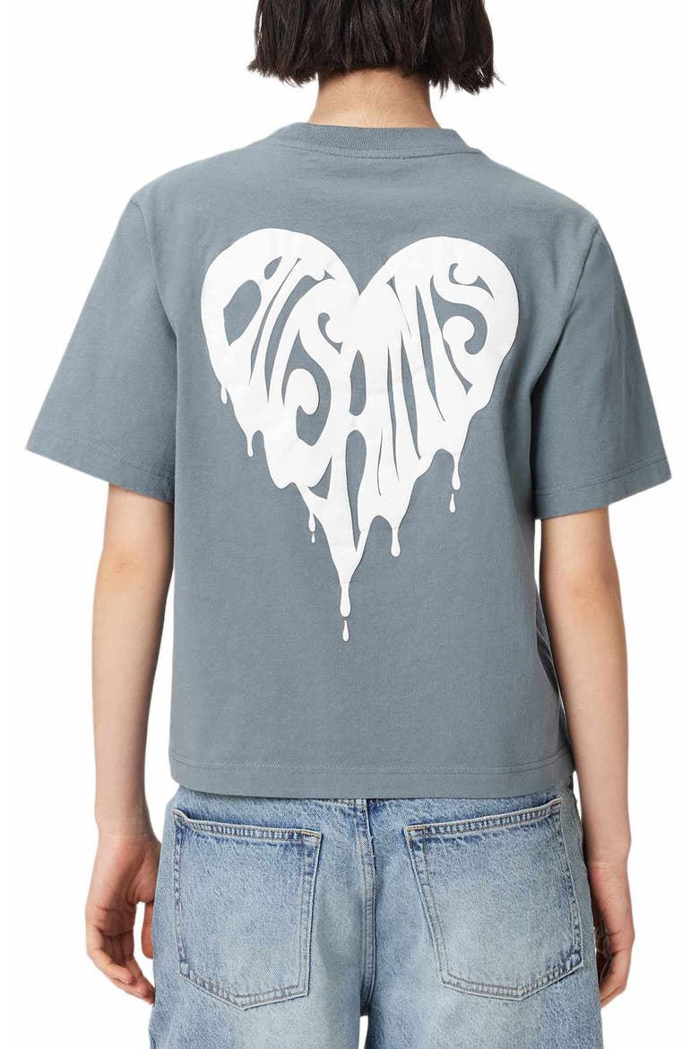 Trip Lisa Boxy Cotton Graphic T-Shirt, Alternate, color, LUNAR BLUE