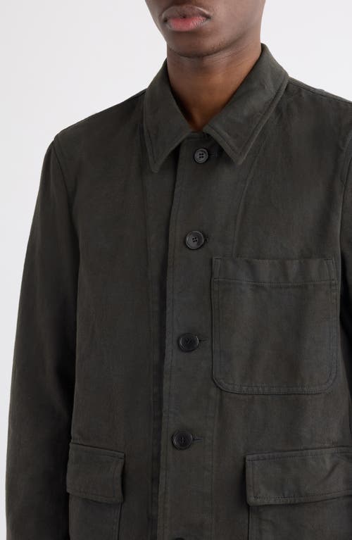 Dries Van Noten Braxton Denim Jacket In Black