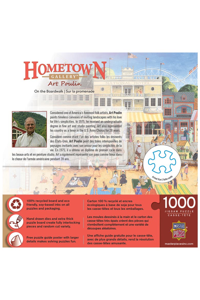 On the Boardwalk 1000 Piece Puzzle, Alternate, color, Multicolor