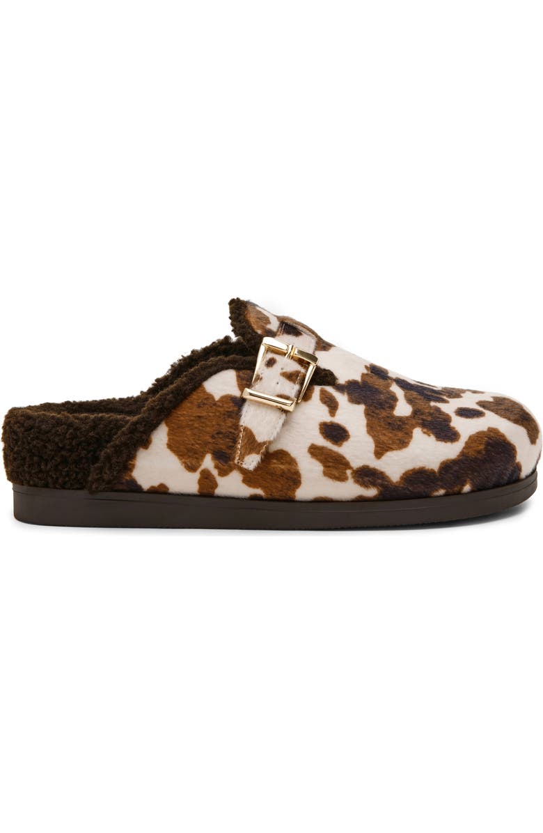 DV by Dolce Vita Anina Faux Shearling Lined Mule, Alternate, color, Cow Print
