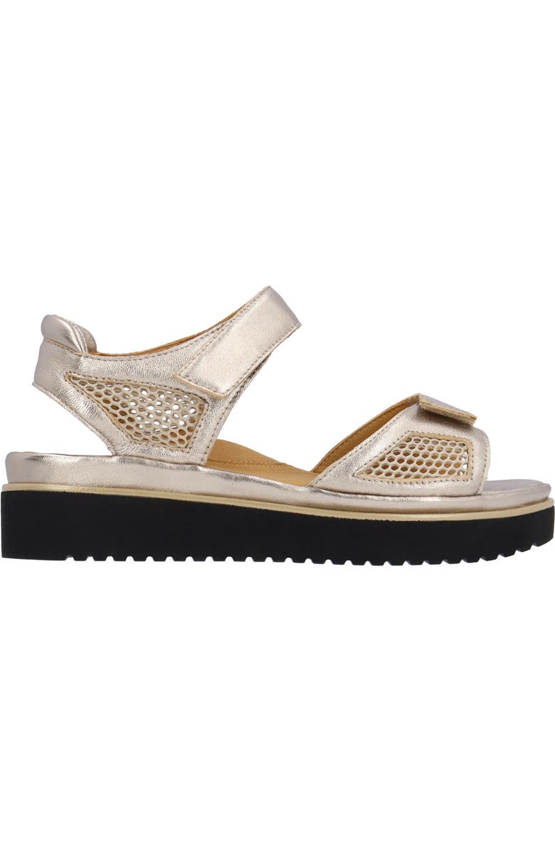 L'Amour des Pieds Arna Ankle Strap Sandal, Alternate, color, Champagne