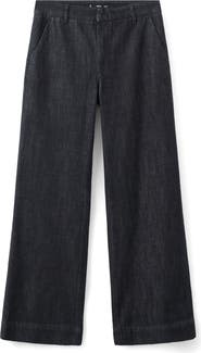 MANGO Wide Leg Trouser Jeans