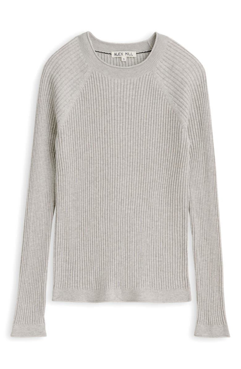 Alex Mill Josie Rib Cotton & Cashmere Sweater, Alternate, color,