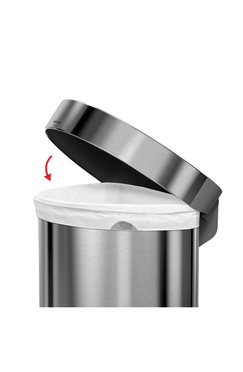 simplehuman 45L semi-round step can, Alternate, color,