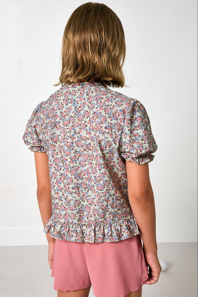 Ruffle Tee, Alternate, color, Fall Floral