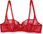 Etam Mascarade °9 Embroidered Underwire Balconette Bra