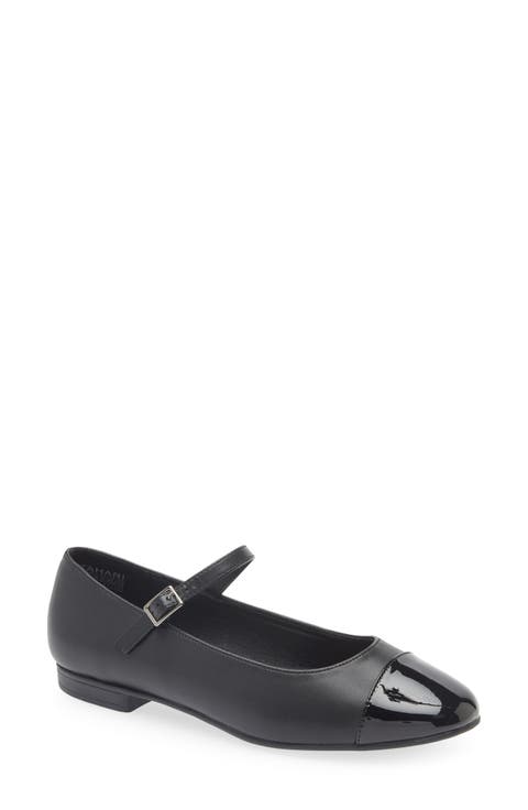 Loft Cap Toe Mary Jane Flat (Women)