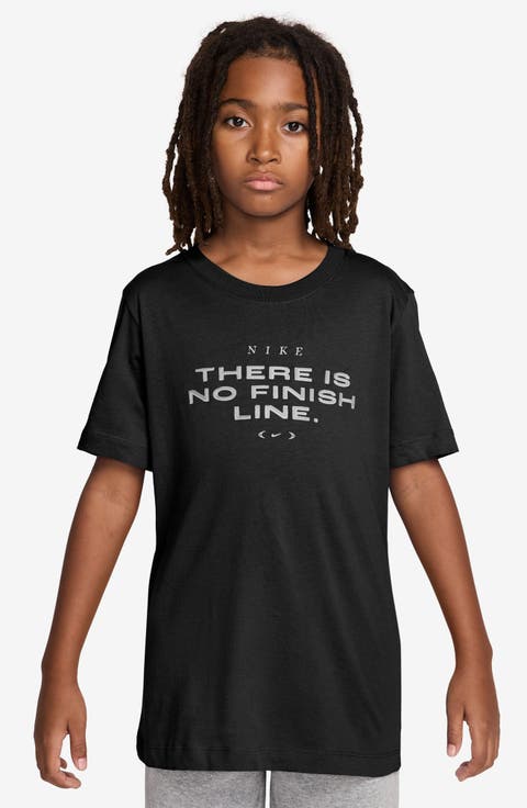 Kids' Sportswear No Finish Line Cotton Graphic T-Shirt (Little Kid & Big Kid)