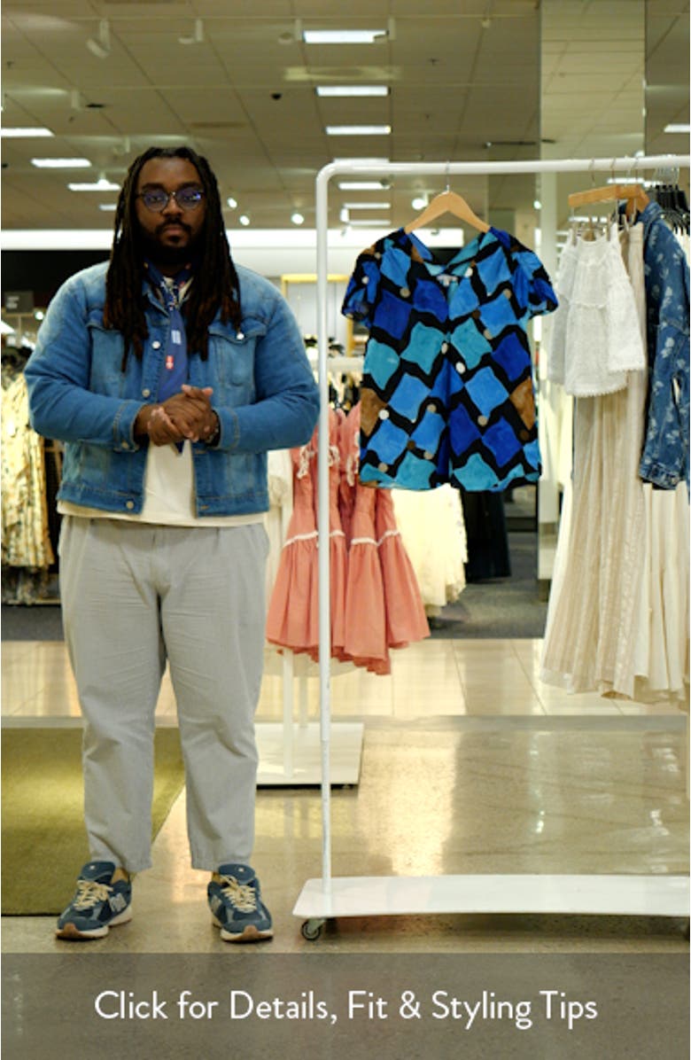 Sea Glass Print Top, sales video thumbnail