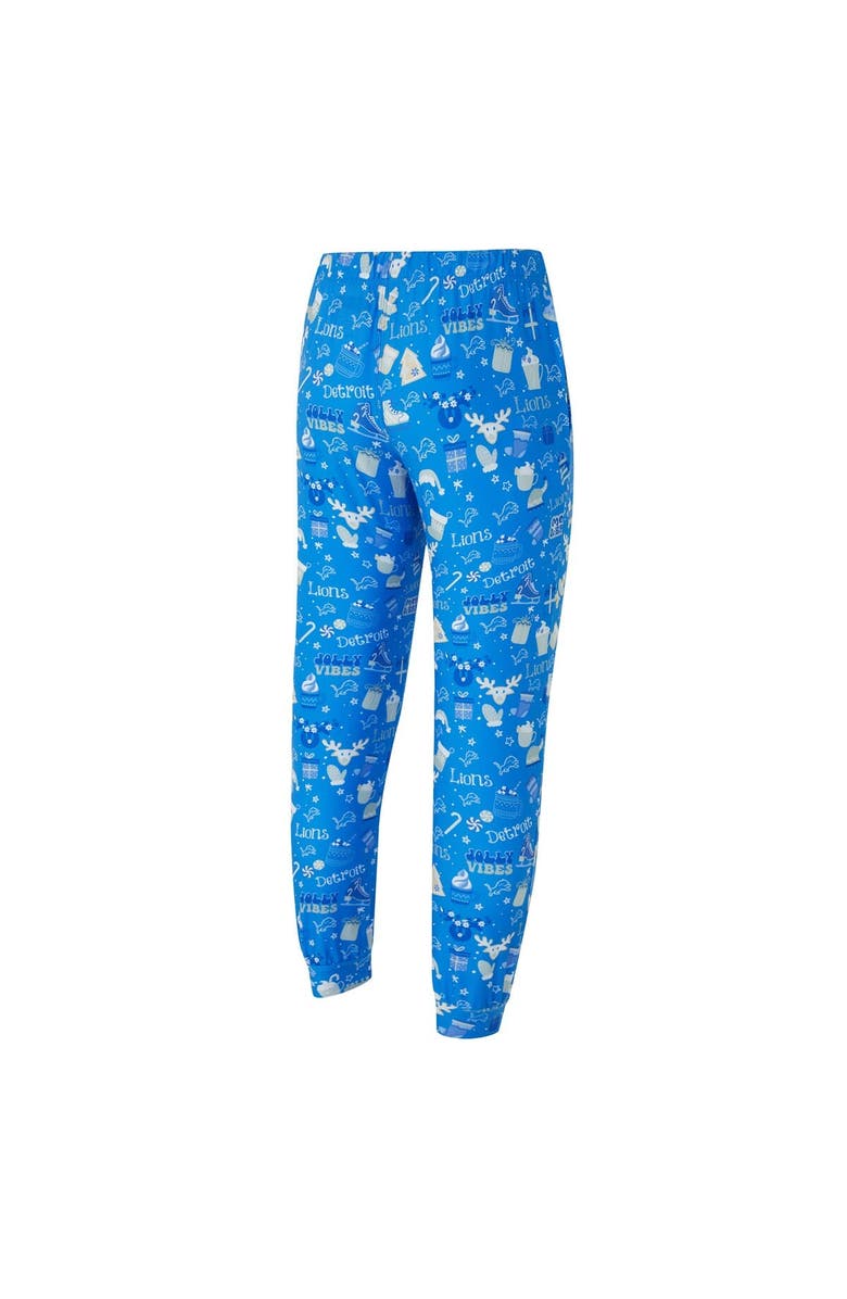 CONCEPTS SPORT Men's Concepts Sport Blue Detroit Lions Chestnut Long Sleeve Top & Pants Set, Alternate, color, Blue