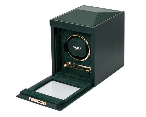 Wolf British Racing Single Watch Winder In Green