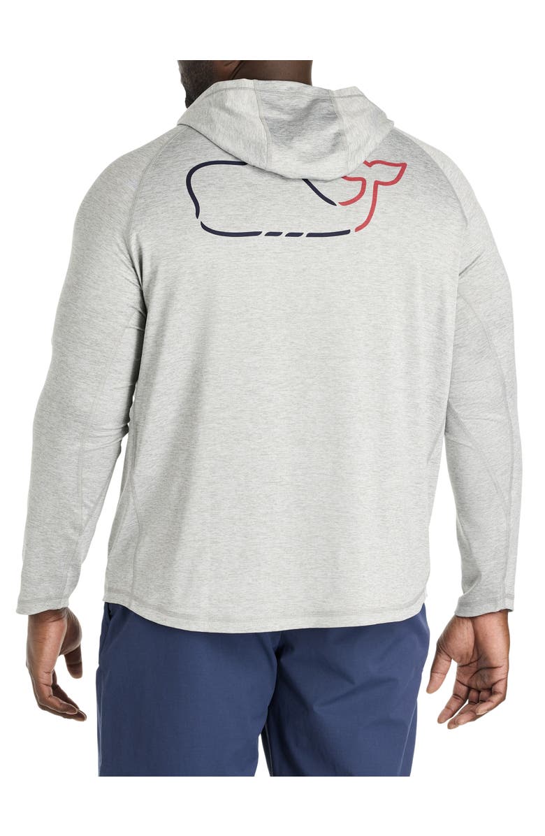 vineyard vines Big & Tall Long-Sleeve Whale Hoodie T-Shirt, Alternate, color, 