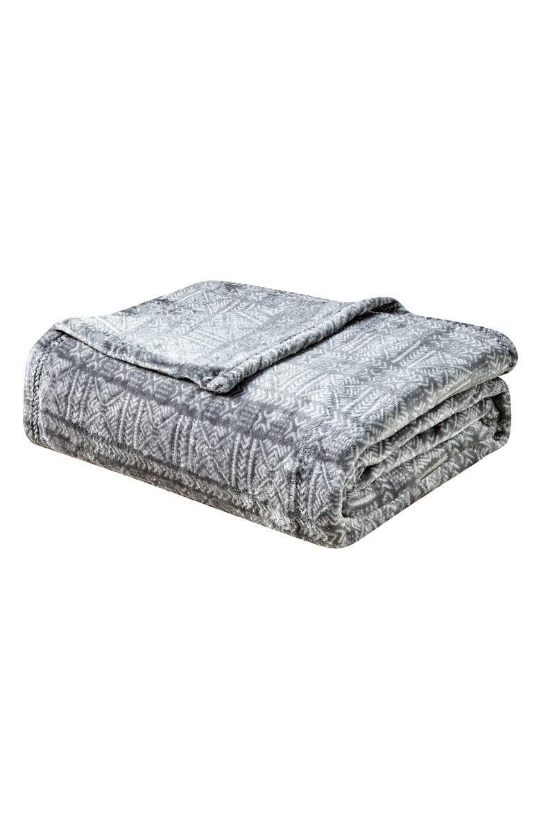 Luxury Home Takoda Sloth Throw Blanket, Main, color, Grey Multi