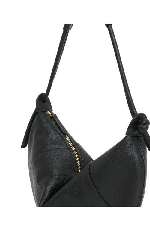 Mansur Gavriel Fortuna Zipped Shoulder Bag In Black
