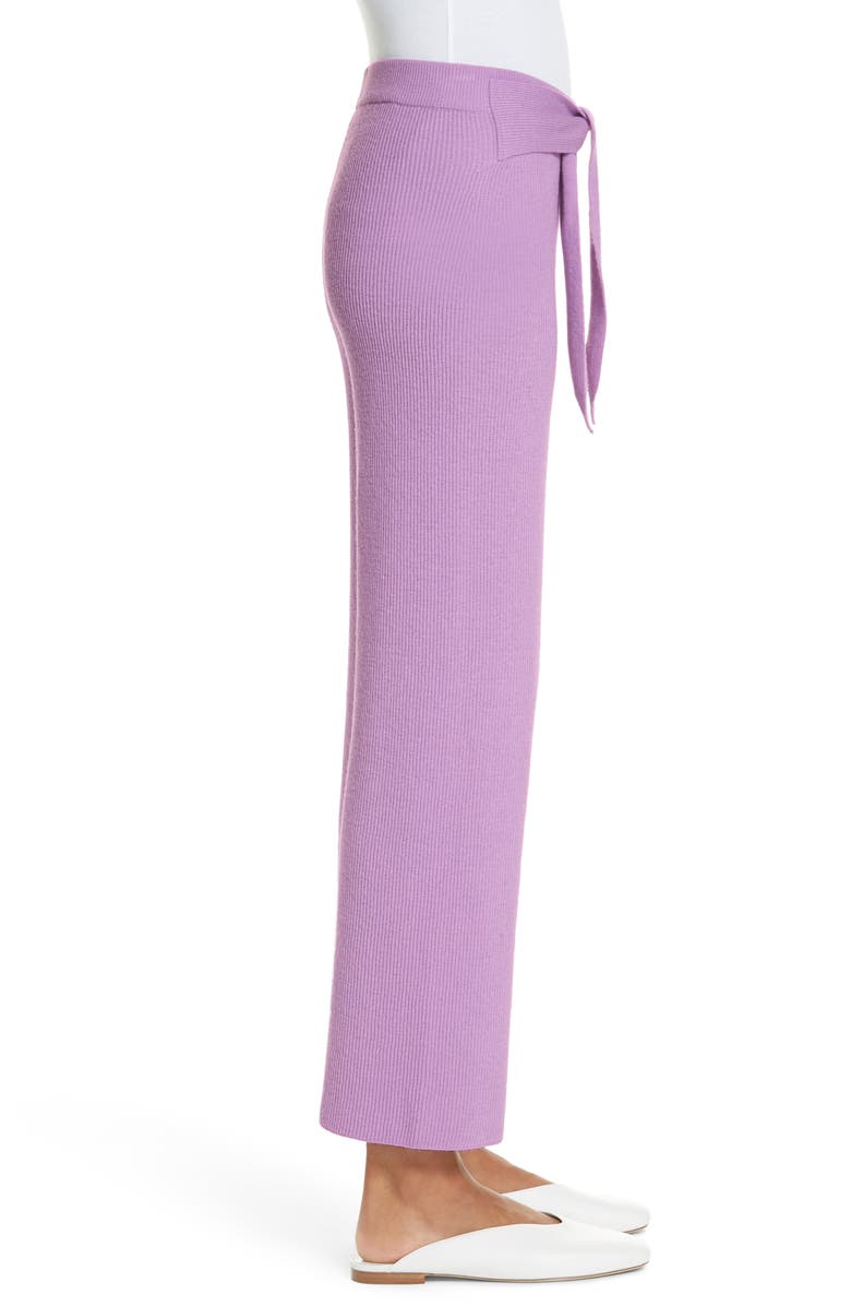 Nanushka Tigre Merino Wool & Cashmere Blend Pants, Alternate, color, 