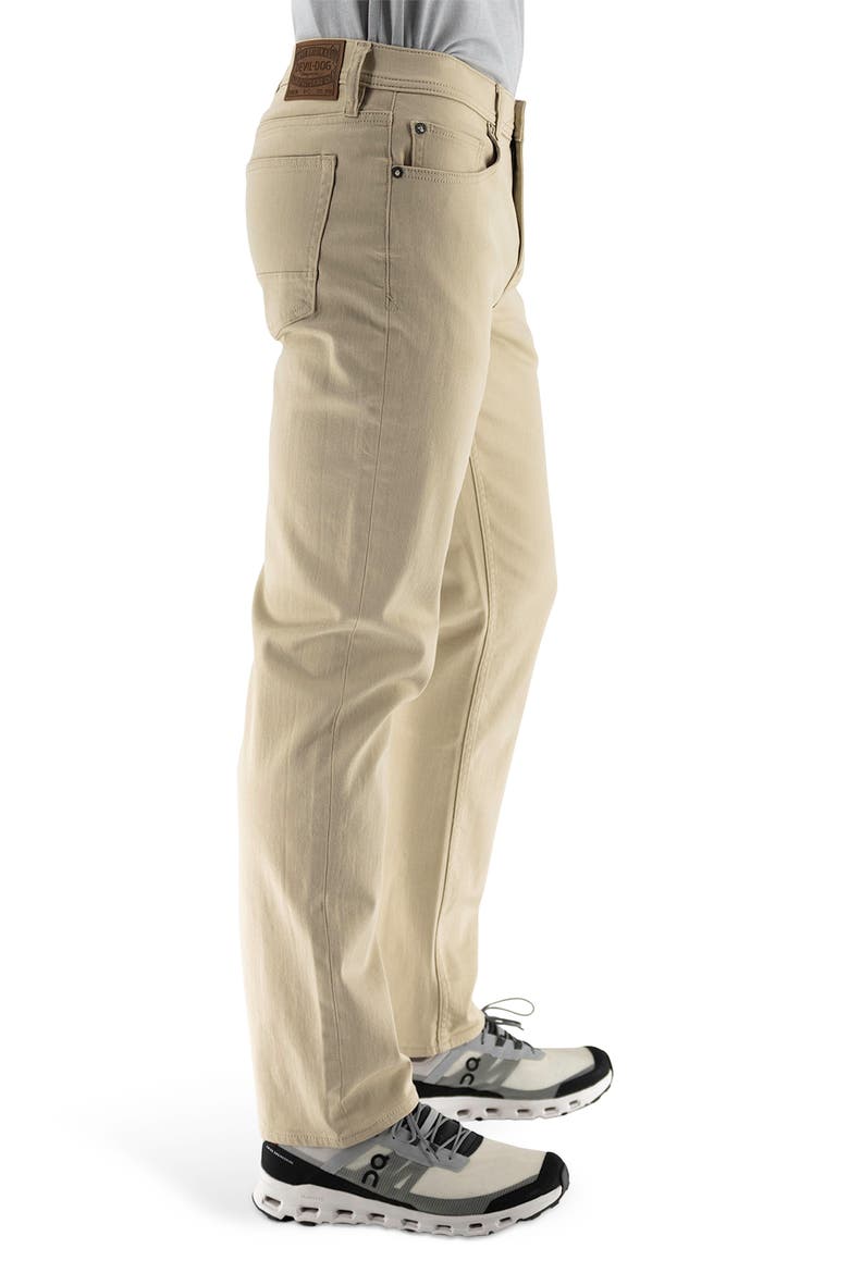 Slim Straight Leg Jeans, Alternate, color, DK BEIGE/ KHAKI