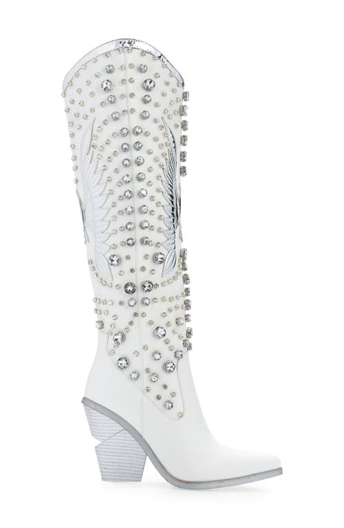 Azalea Wang Upbeat Western Boot In White