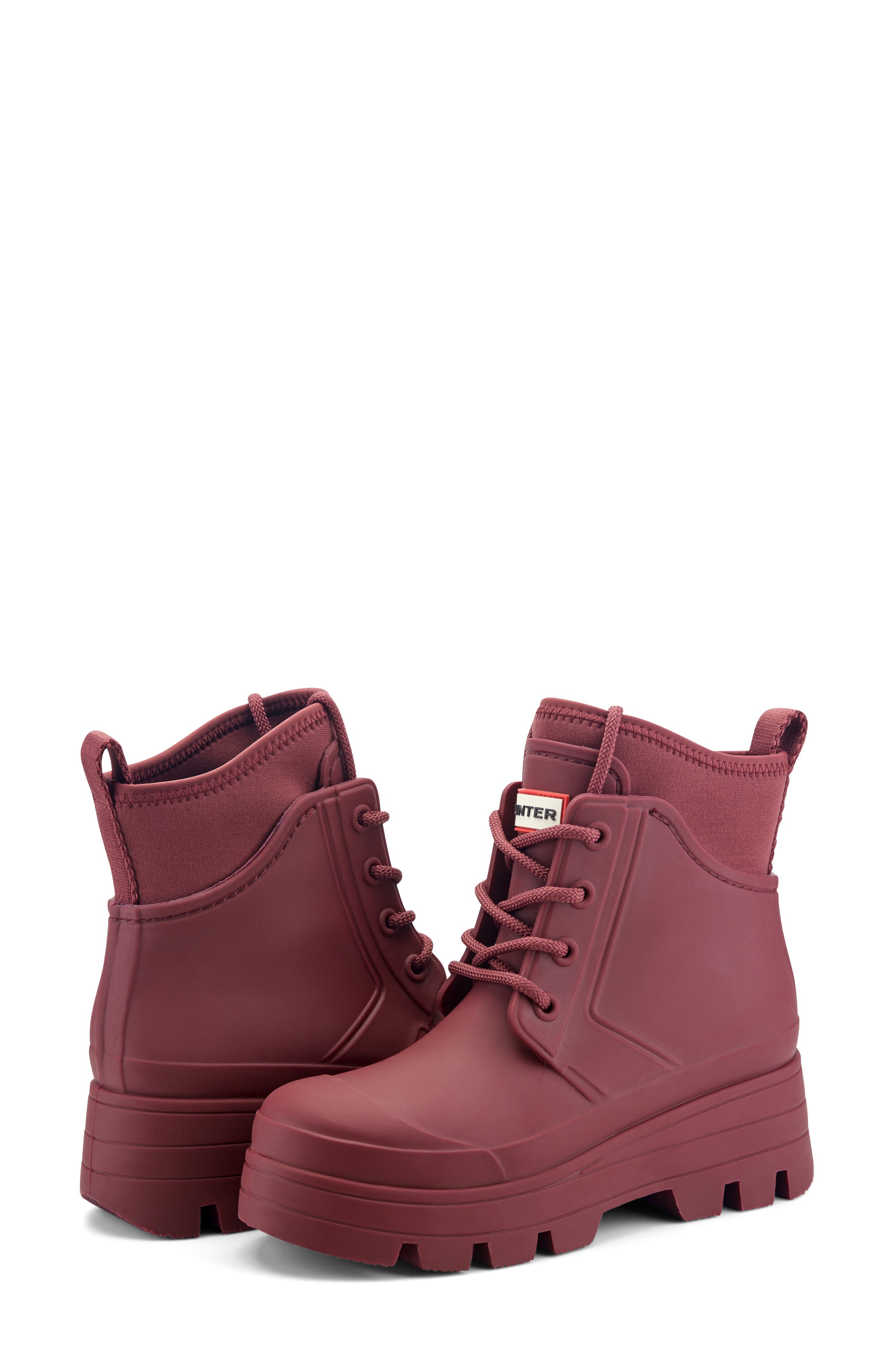 Biancia Rain Boot, Alternate, color, DARK RED 600