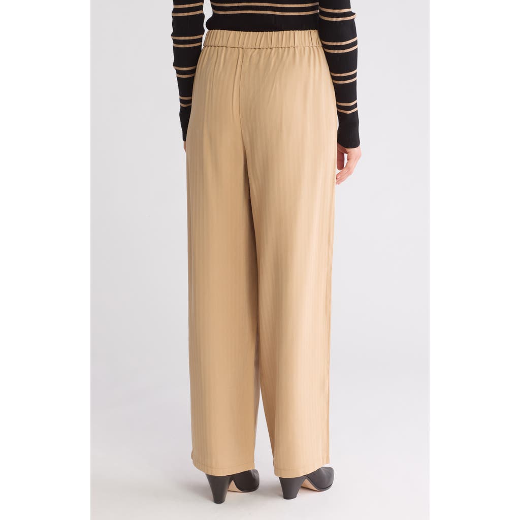 Laundry By Shelli Segal Wide Leg Pants In Camel