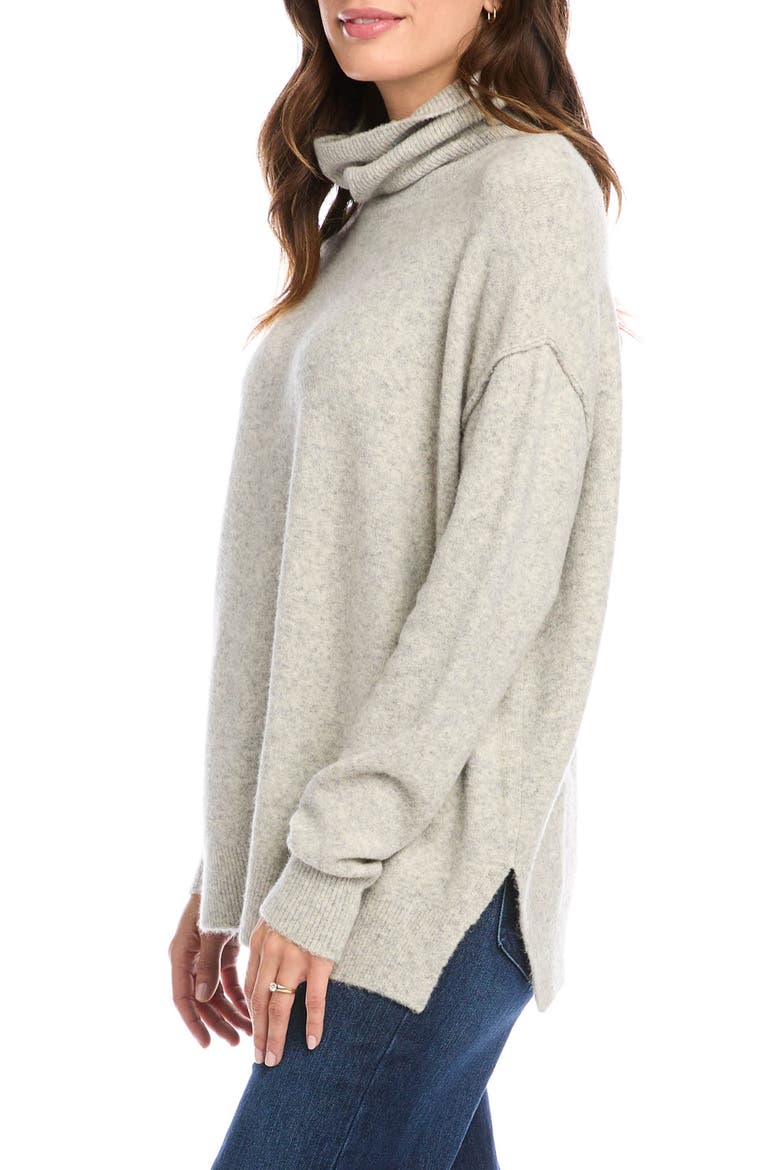 Turtleneck Sweater, Alternate, color, LIGHT GREY