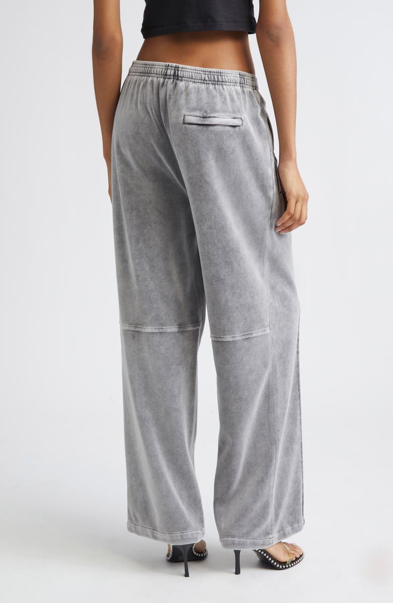 Alexander Wang Ombré Velour Track Pants, Alternate, color, Washed Alloy