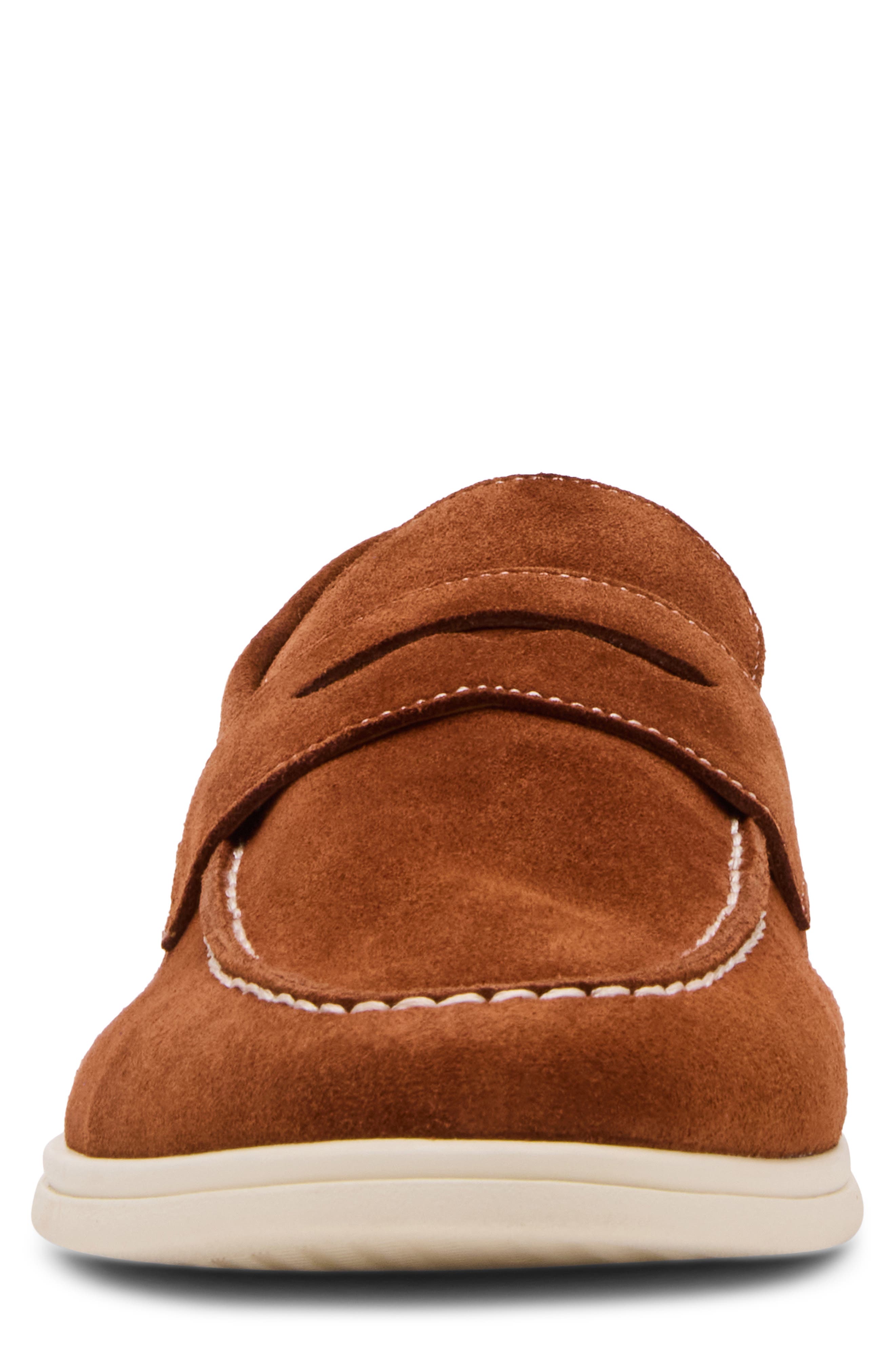 Steve Madden Laguna Penny Loafer, Alternate, color, Cognac Suede