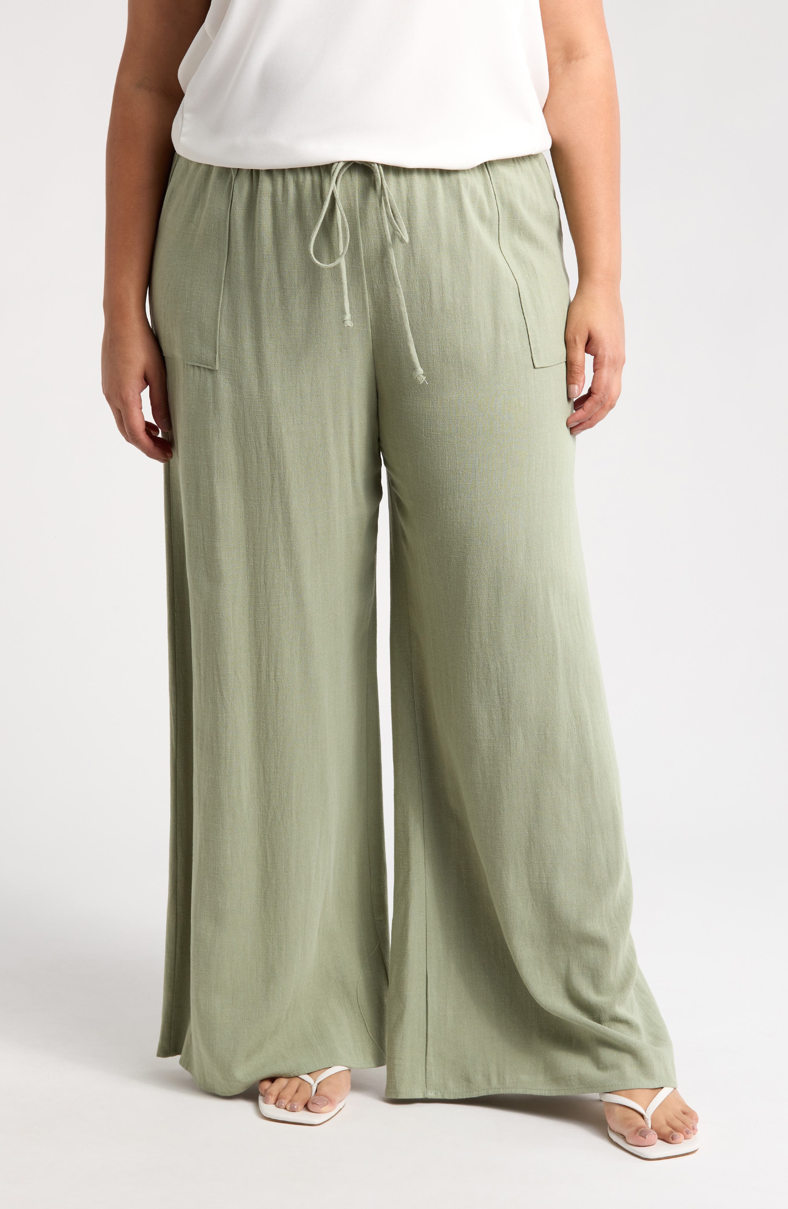 Relaxed Wide Leg Pants - image 5
