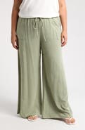 Renee C Relaxed Wide Leg Pants