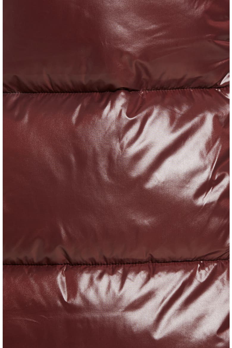 Luck Long Puffer Coat, Alternate, color, 38 CHESTNUT BROWN