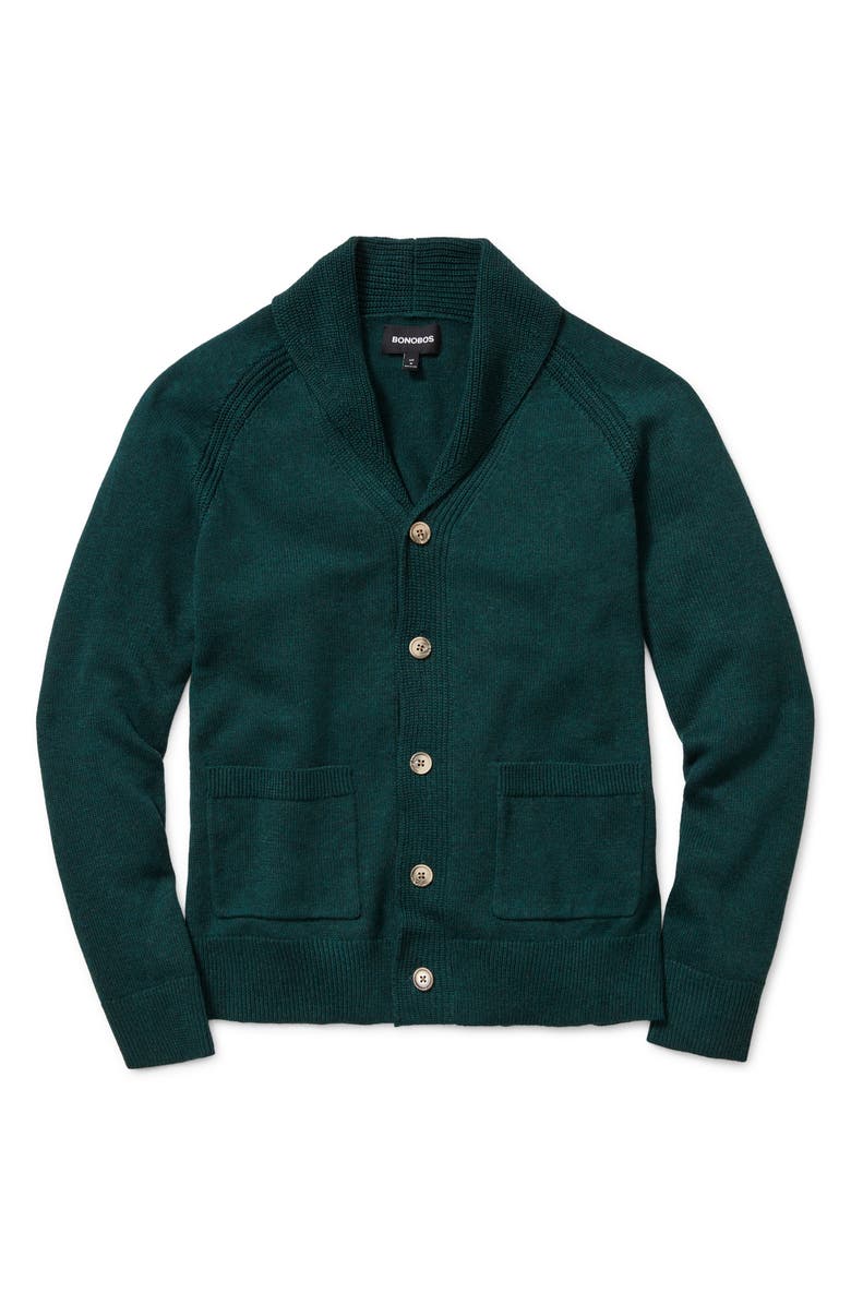 Bonobos Shawl Collar Cardigan, Alternate, color, 