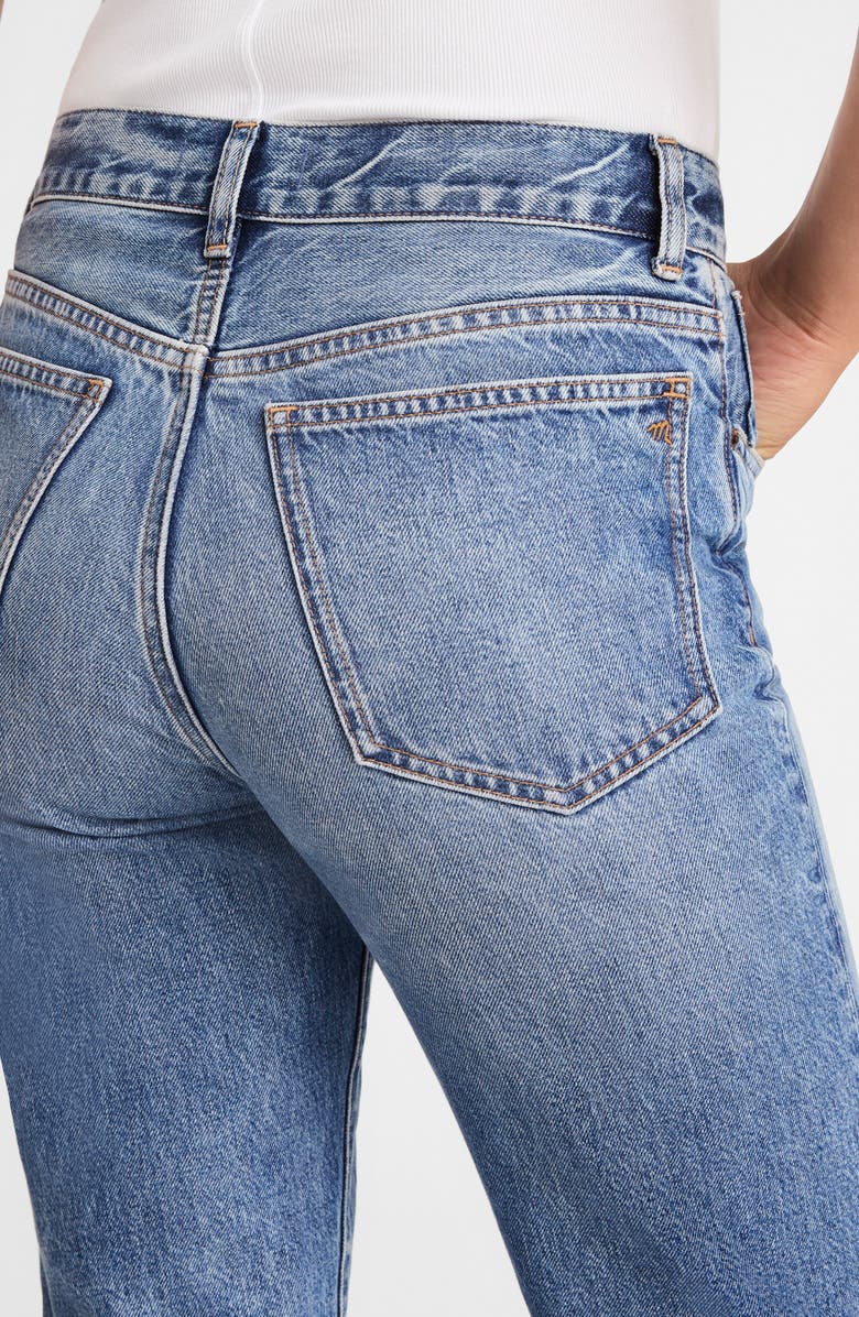 Madewell The Longline Straight Jeans, Alternate, color, Atlin Wash