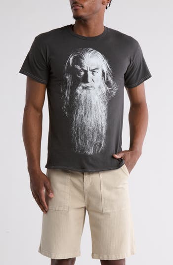 Gandalf Cotton Graphic T-Shirt