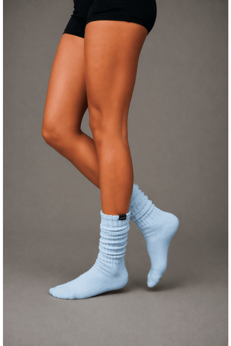 3 Pairs of Scrunch Socks, Alternate, color, Powder Blue