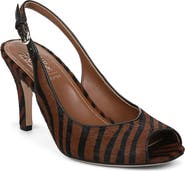 27 EDIT Naturalizer Alexa Peep Toe Slingback Pump