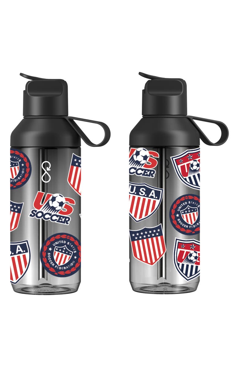 Ocean Bottle GO Clear 24-Ounce Water Bottle, Main, color, Obsidian Black