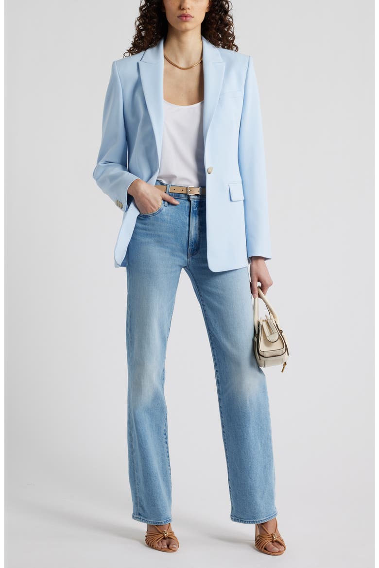 The Ingrid Classic Fit Blazer, Alternate, color, BLUE FLOATY