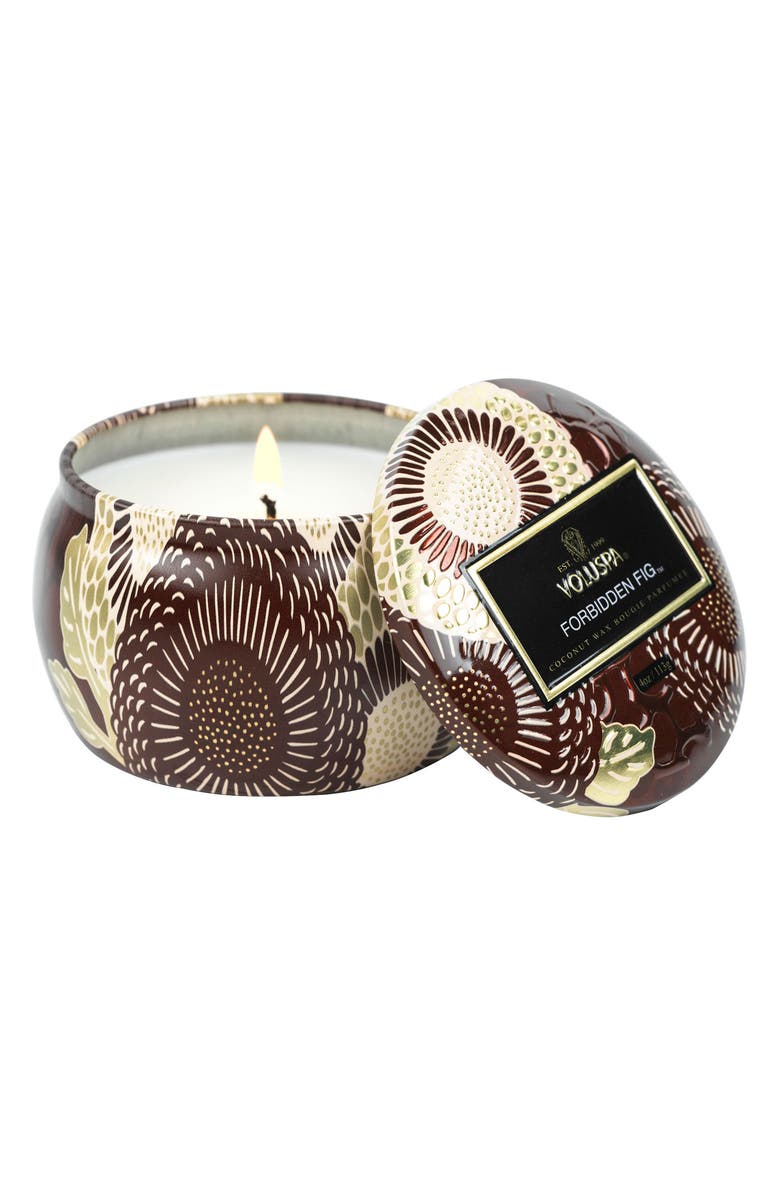 Voluspa Forbidden Fig Mini Tin Candle, Alternate, color, Forbidden Fig