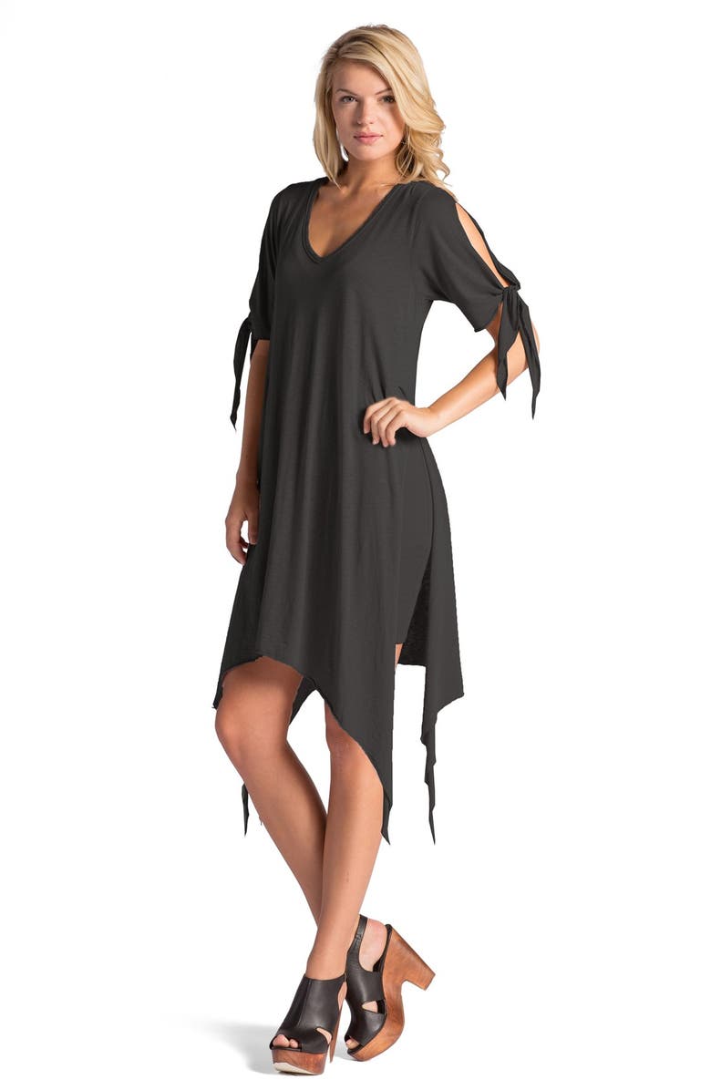 LAmade 'Cecilia' Cold Shoulder Double Layer Dress, Alternate, color,