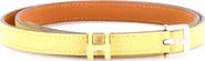 Pre-Owned Hermes Pop H Belt Leather Thin