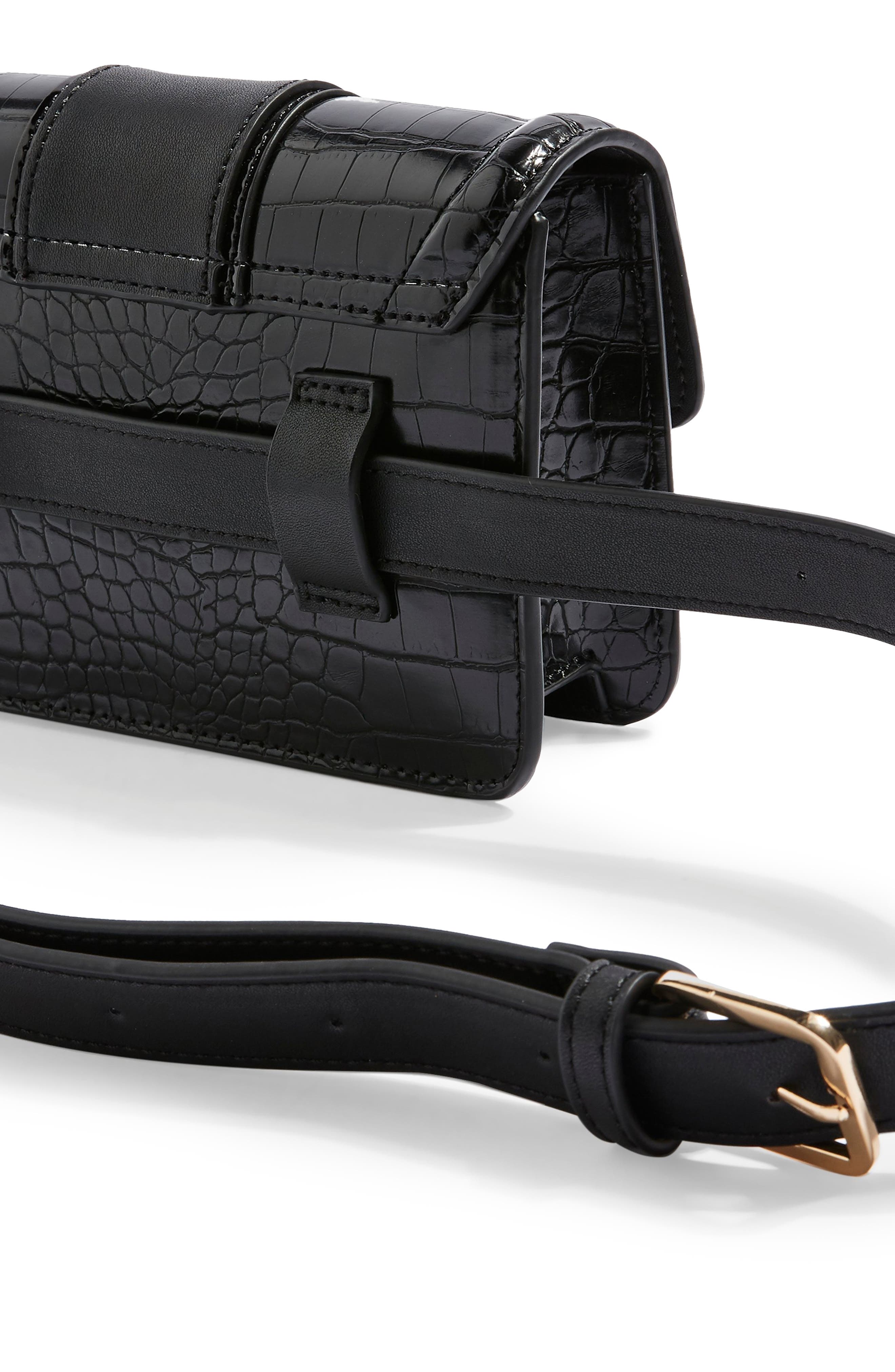 Topshop Cheetah Belt Bag, Alternate, color, 