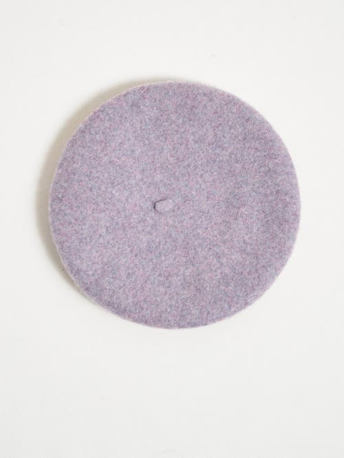 Lost Pattern Nyc "bon Chic" Wool Beret In Pink