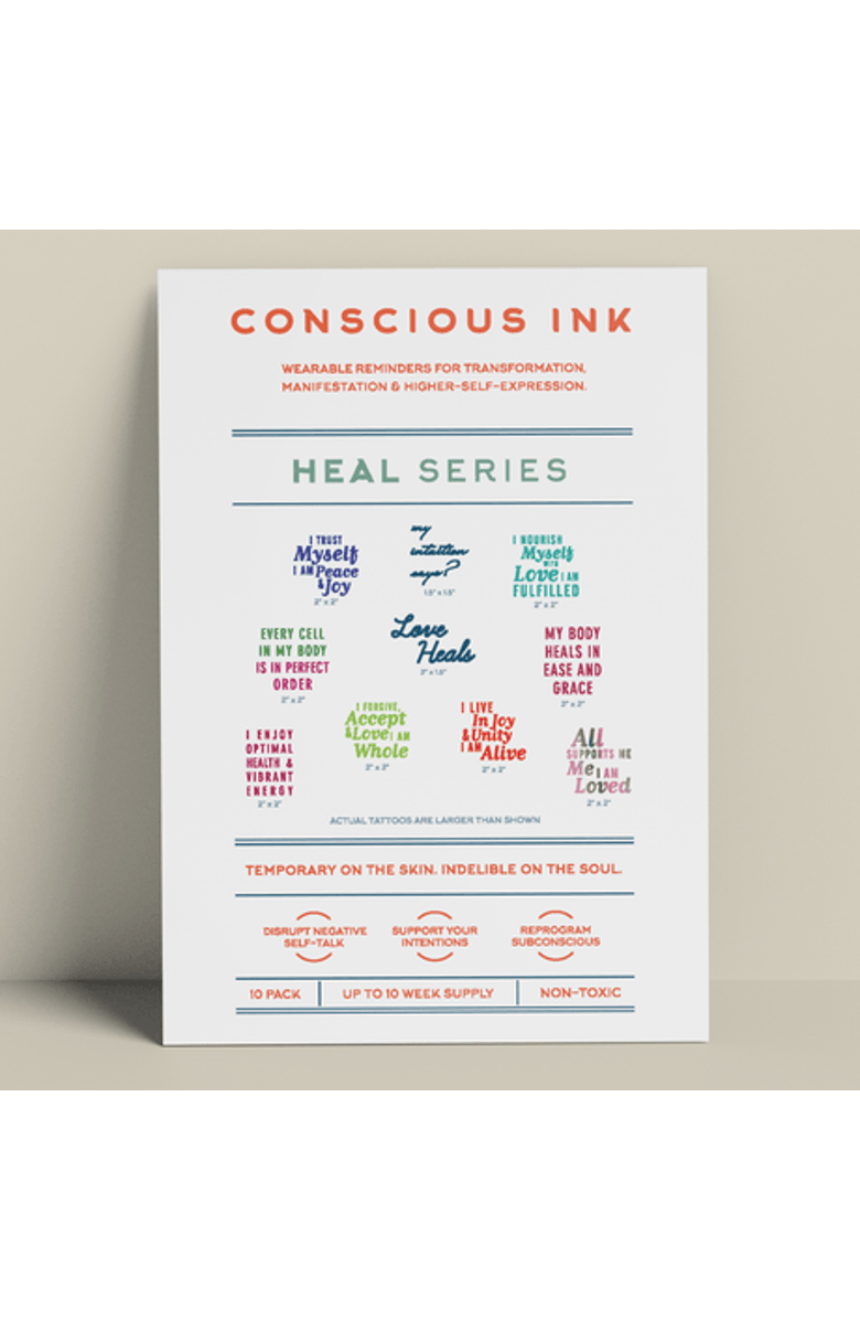 Conscious Ink Heal Variety 10-Pack, Main, color, White