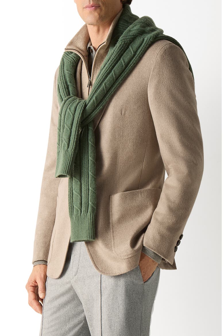 Oasi Cashmere Sport Coat with Removable Bib, Main, color, PIEDICAVALLO