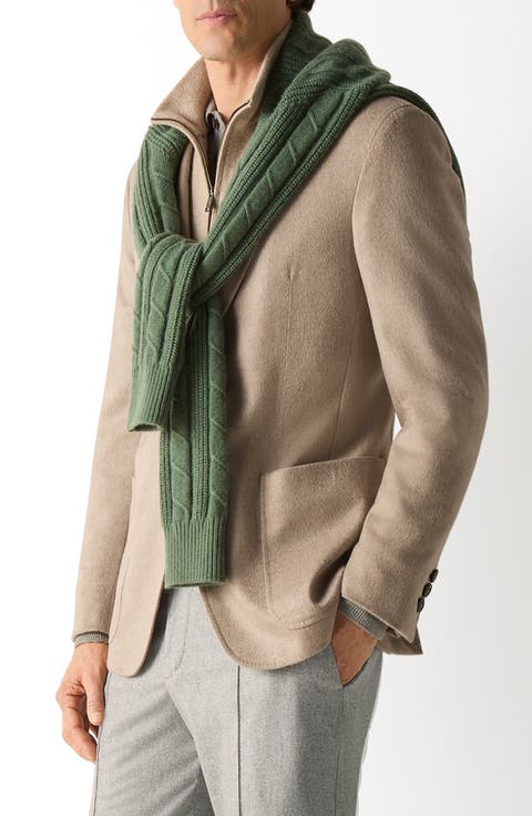 Oasi Cashmere Sport Coat with Removable Bib
