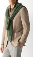 ZEGNA Oasi Cashmere Sport Coat with Removable Bib